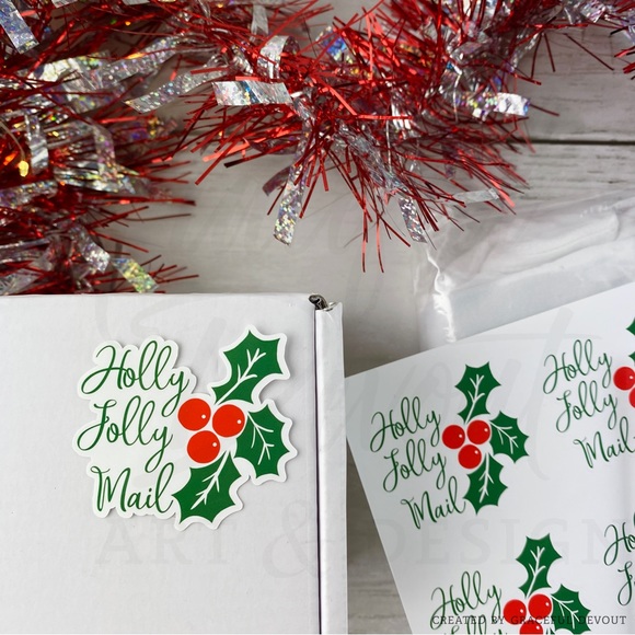 Holly Jolly Mail- 2" (inches) (96ct.)  [GD25-96] - Picture 4 of 5